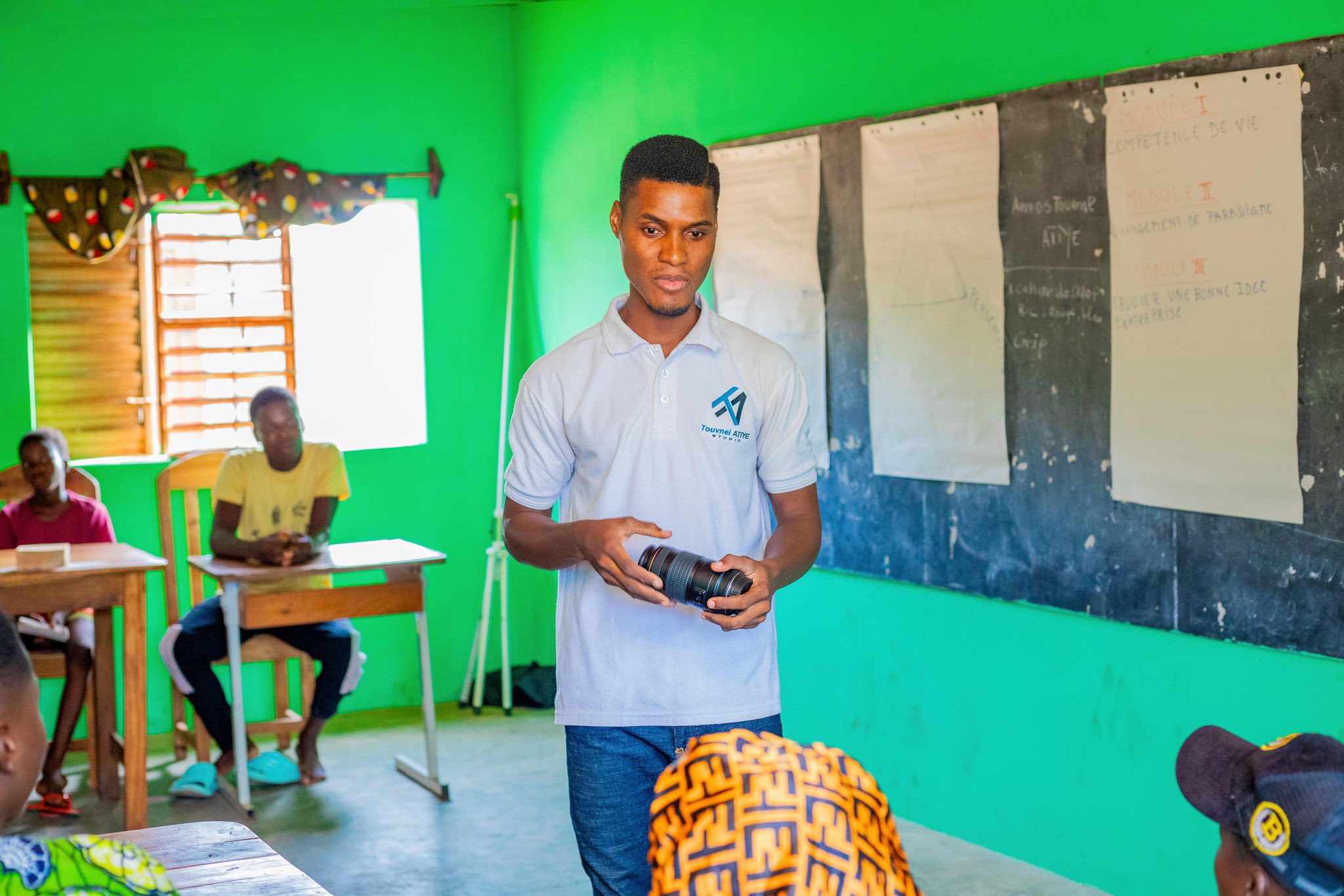 Lancement de l'atelier de photographie